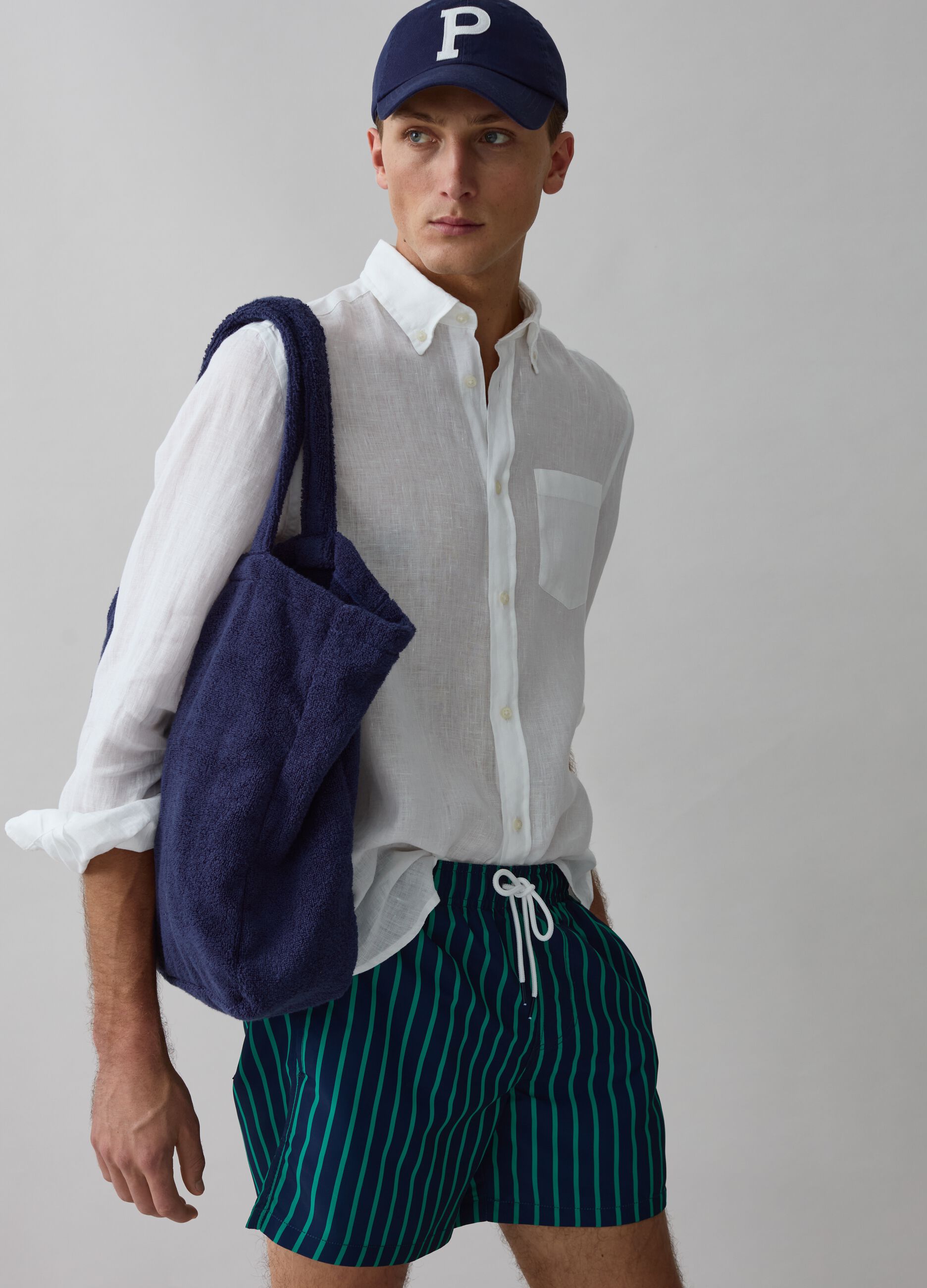 Ovs Costume bermuda a righe con coulisse