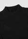 Black fitted viscose jumper_5