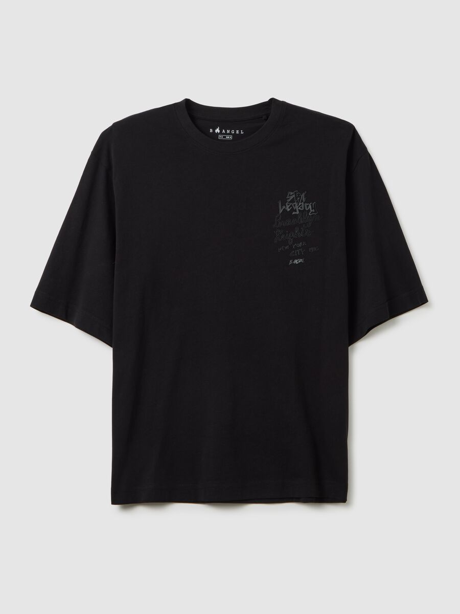 Black Pure Cotton Regular Fit T-Shirt_0