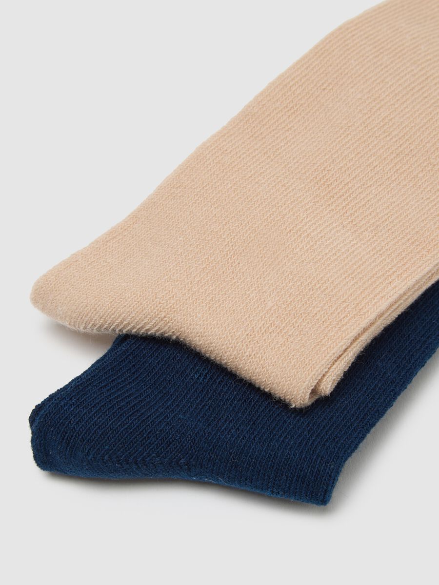 Tripack of Multicolour Stretch Cotton Long Baby Socks_2