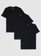 Set of 3 men's black pure cotton regular fit t-shirts_4