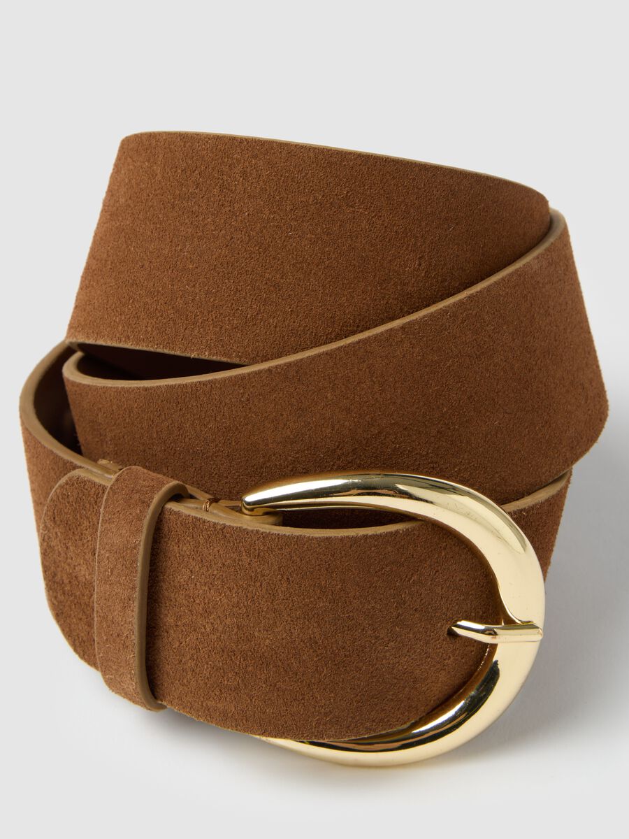 Women's Brown Genuine Leather Belt_2