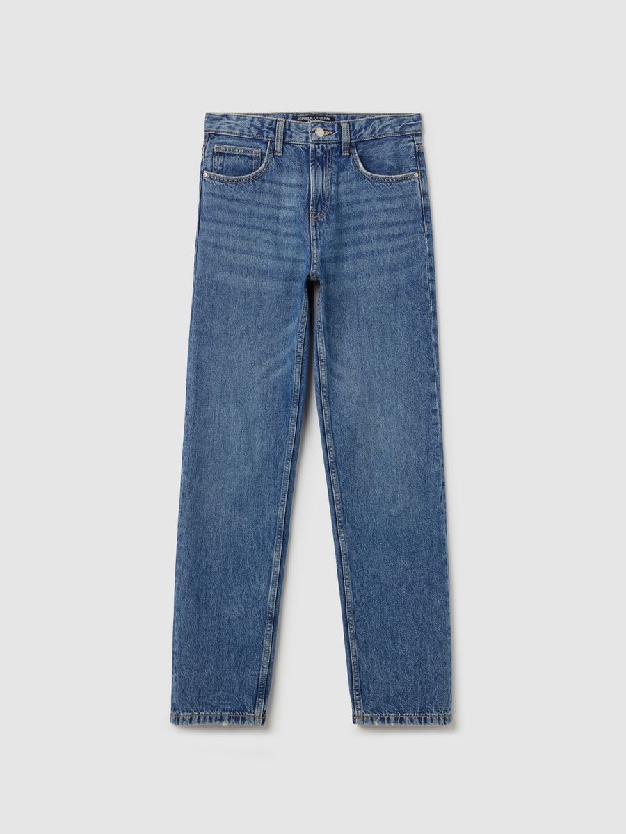 Five-pocket,straight-fit jeans_4