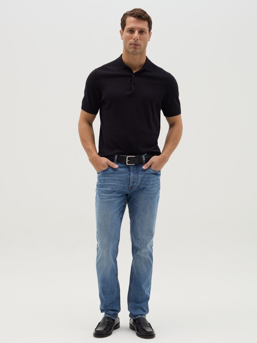 Slim-fit jeans with five pockets_0