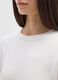 Black regular fit top with round neckline_3
