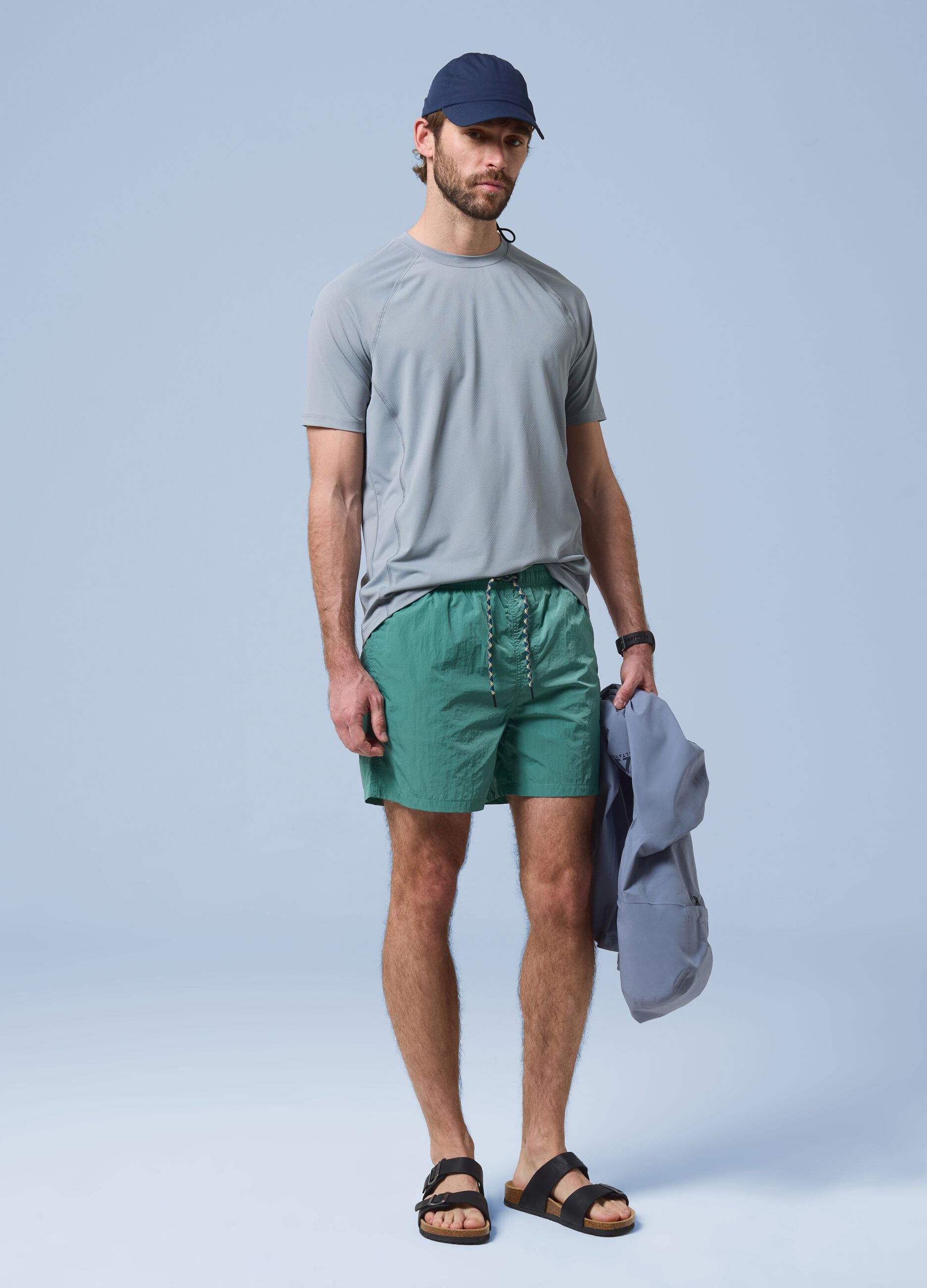Grey ALTAVIA SAILING stretch T-shirt