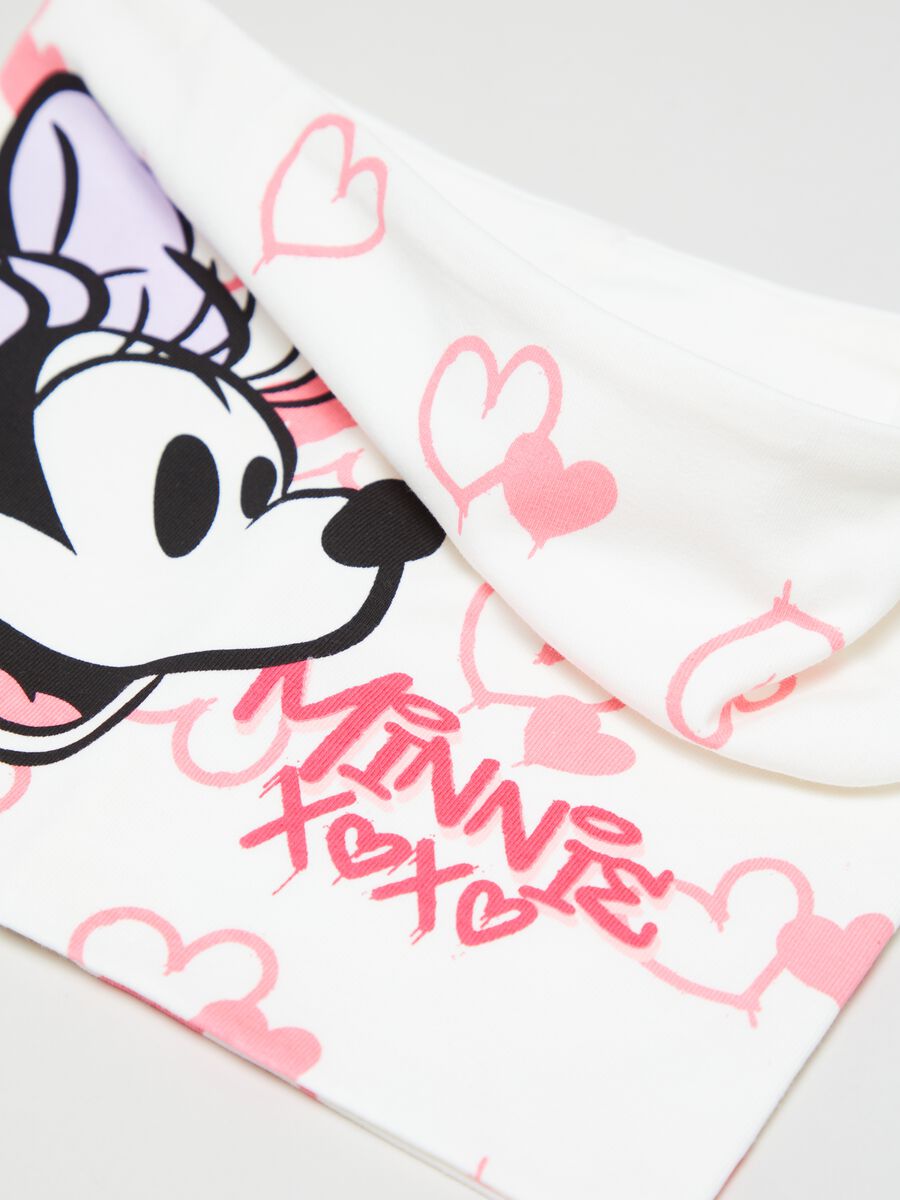 Scaldacollo in jersey con stampa Minnie _2