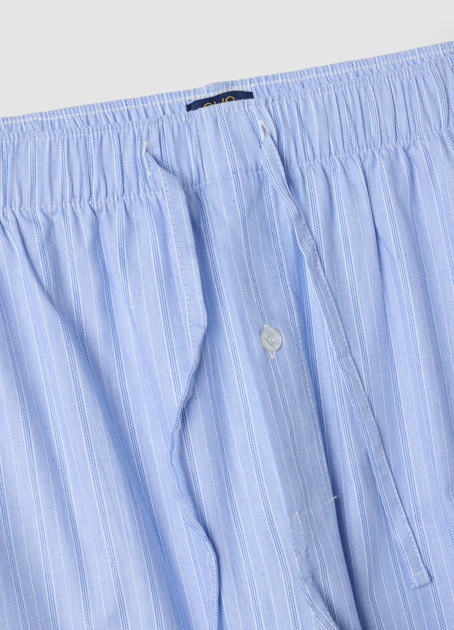 Light blue pure organic cotton pyjama trousers