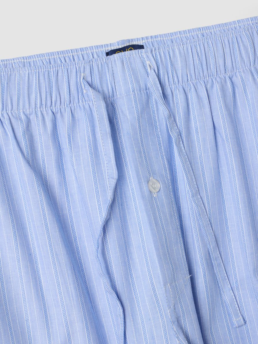 Light blue pure organic cotton pyjama trousers_1