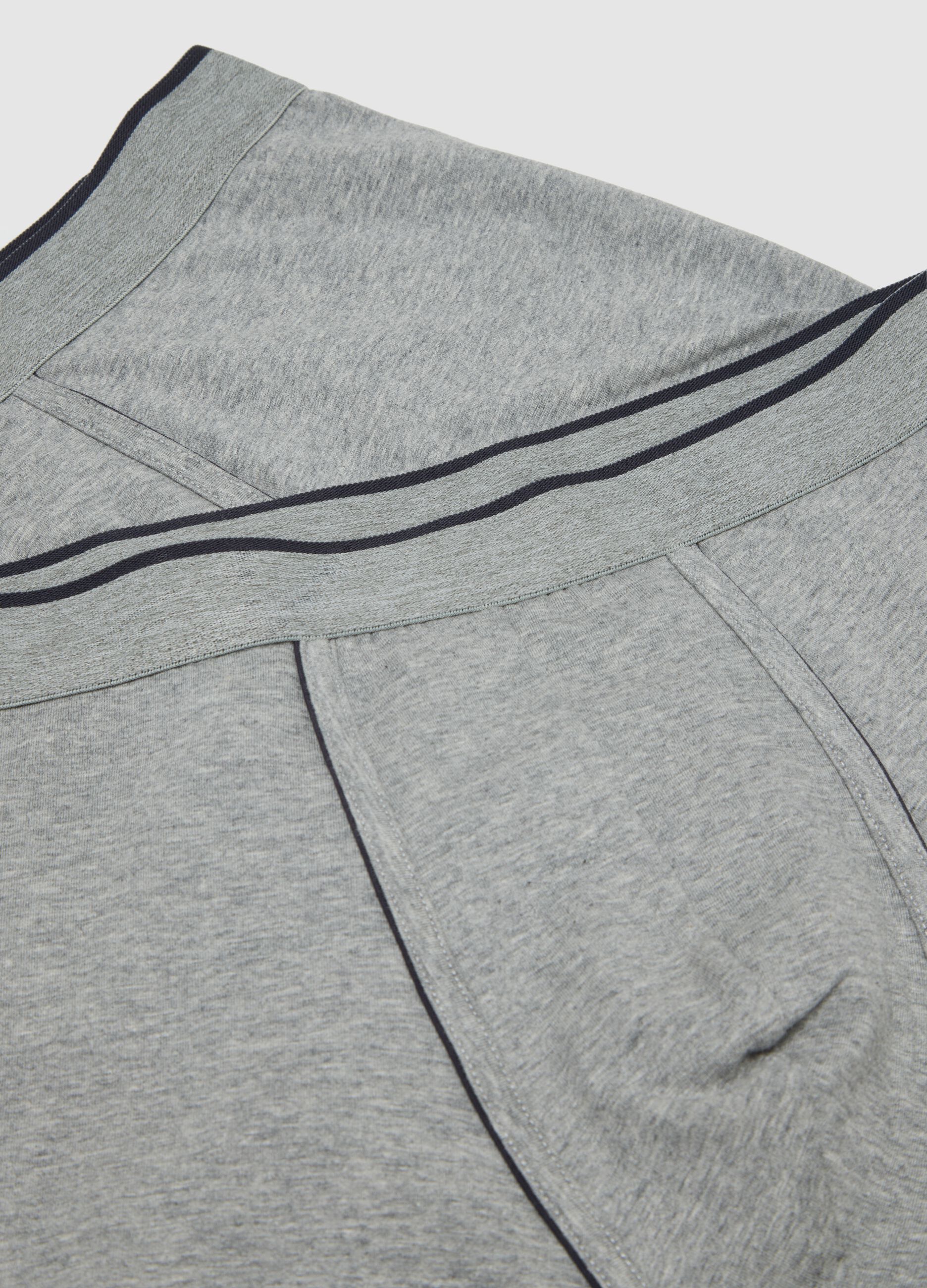 Two-pack stretch cotton grey boxers