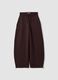 Purple cotton-blend baggy-fit jogger trousers_4