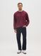 Red pure cotton sweatshirt regular fit_1