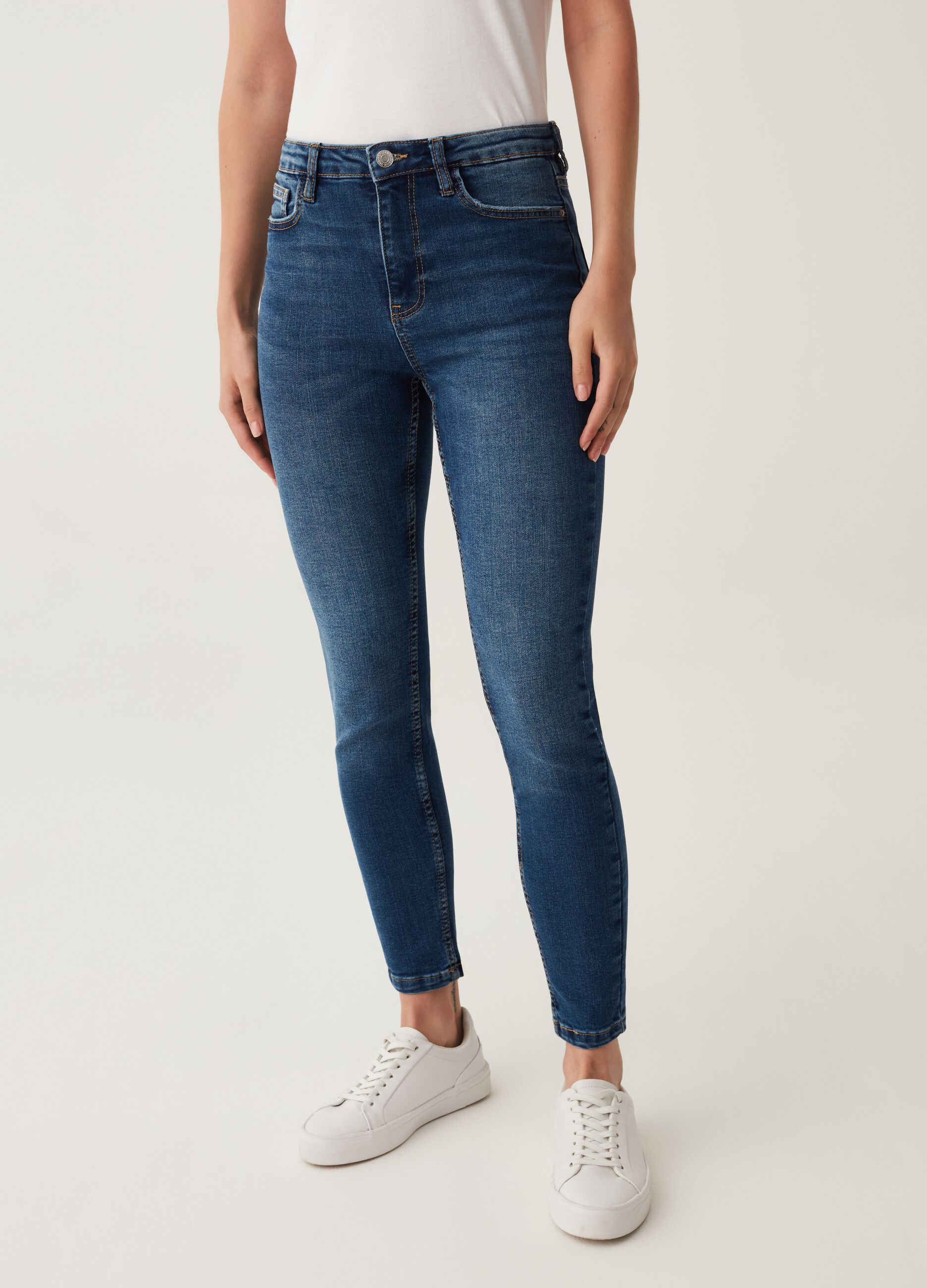 Jeans skinny fit cinque tasche_1