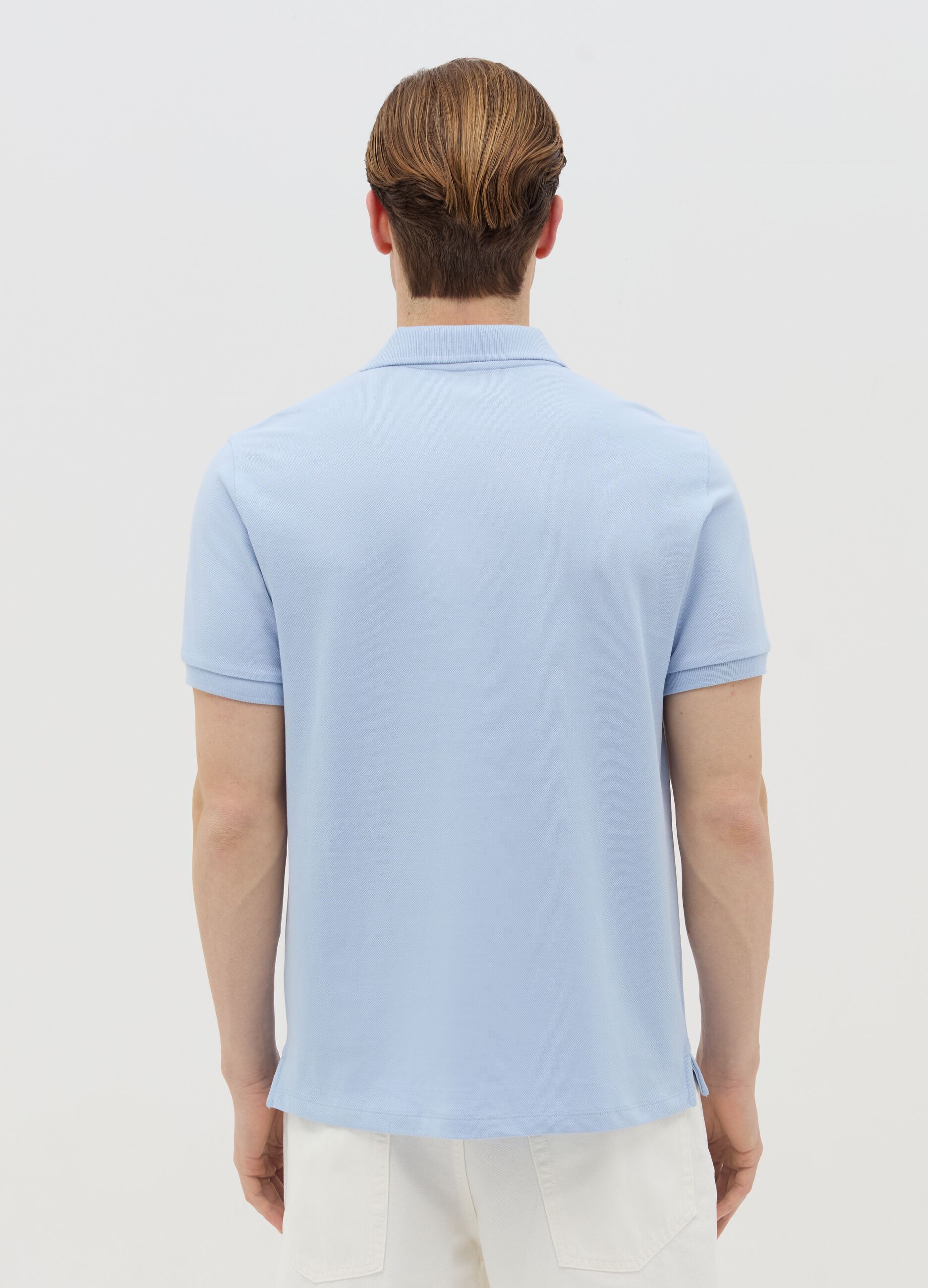 Organic cotton regular-fit polo shirt