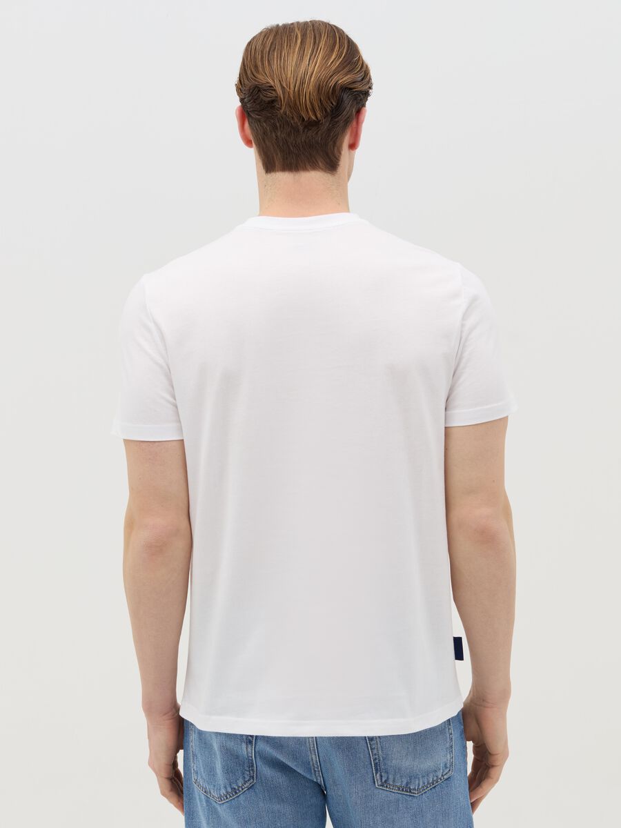 Cotton T-shirt with "Italian Taste" print_3