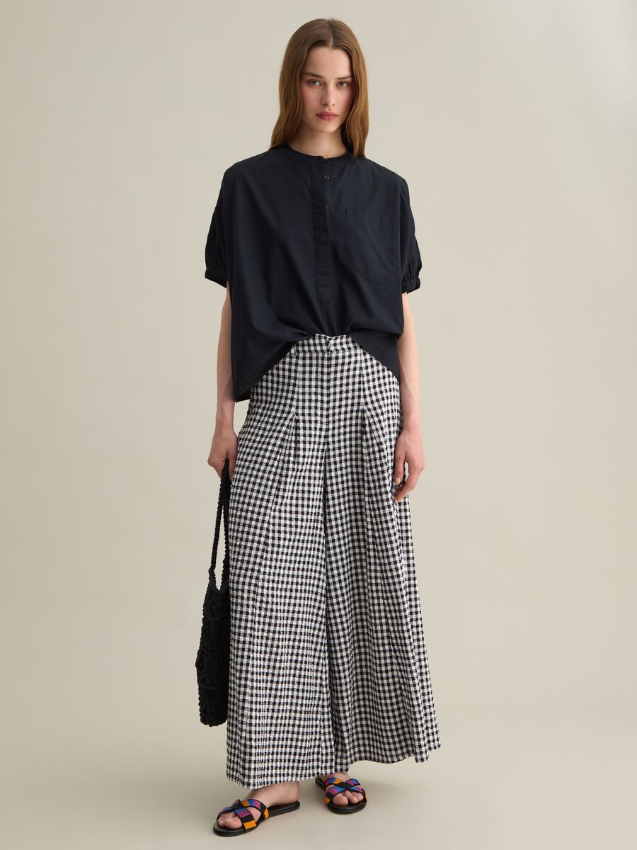Oversized black cotton shirt by Piombo_1