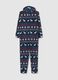 Multicolour fleece pyjamas with regular fit and Christmas pattern_4