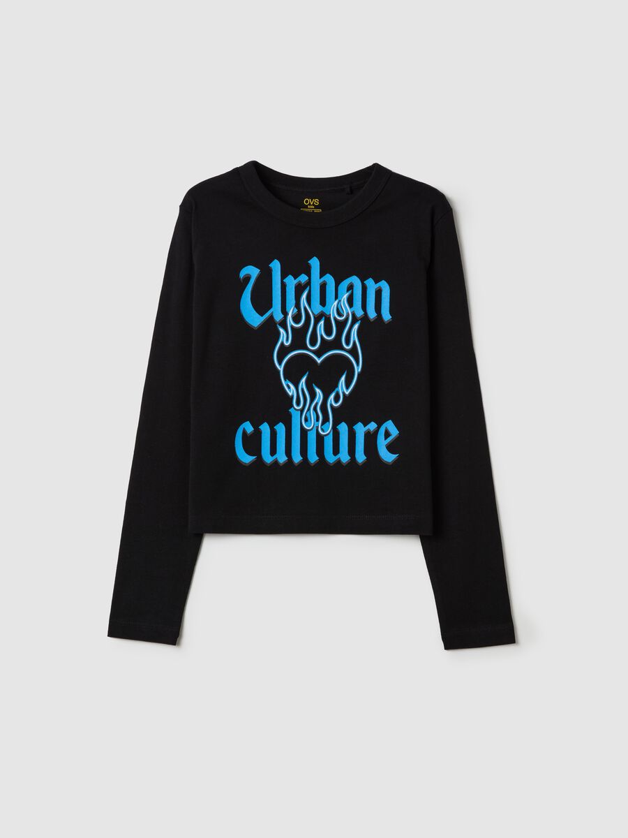 Long-sleeved T-shirt with "Urban Culture" print_3