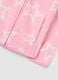 Fitted pink children's sweatshirt with stars_1
