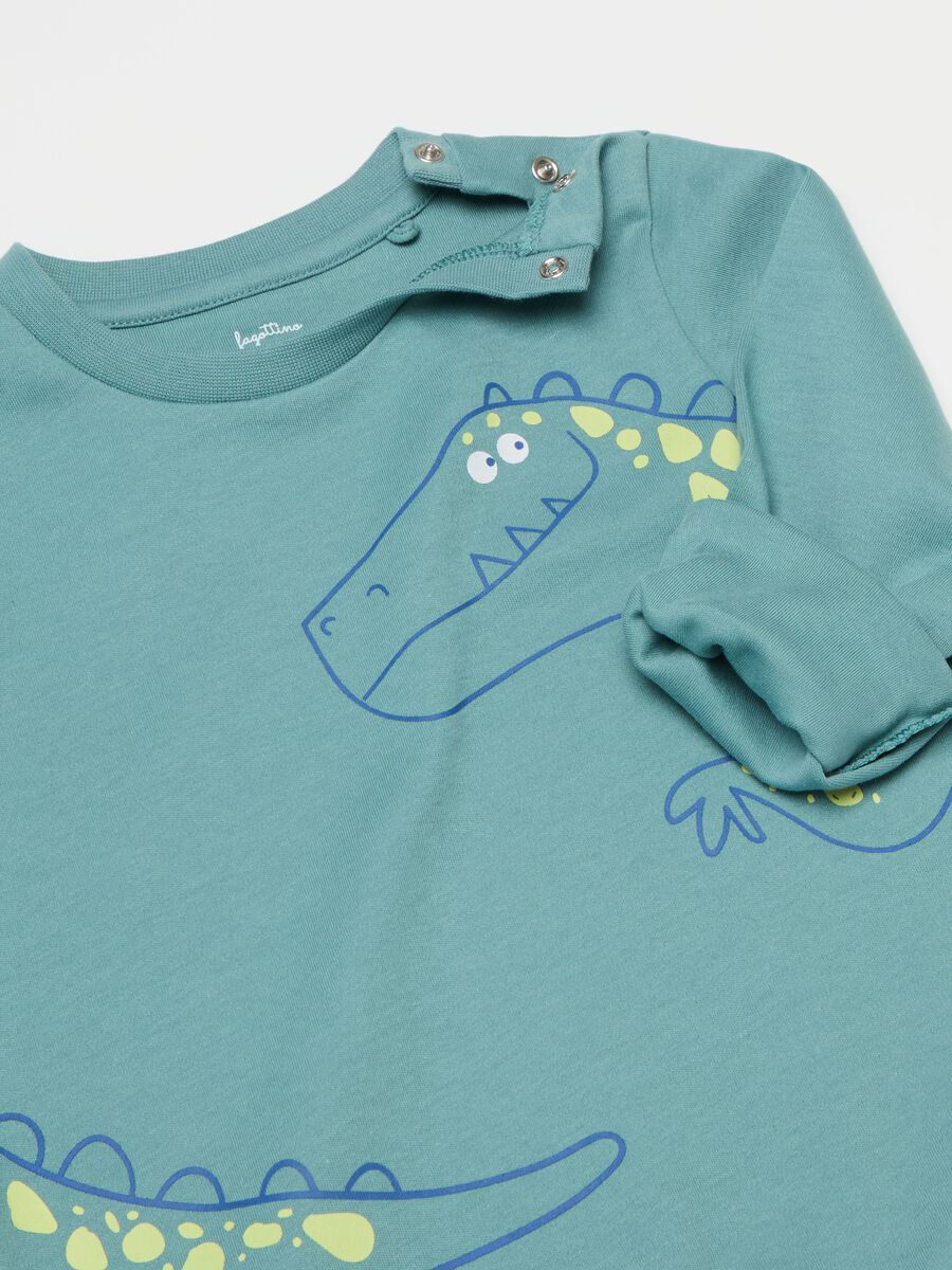 Organic cotton pyjamas with print_2
