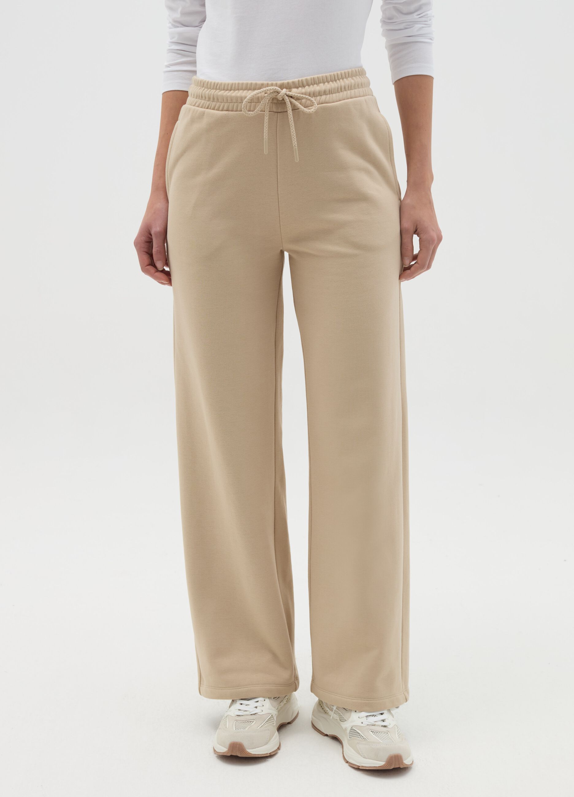 Essential straight-fit joggers with drawstring
