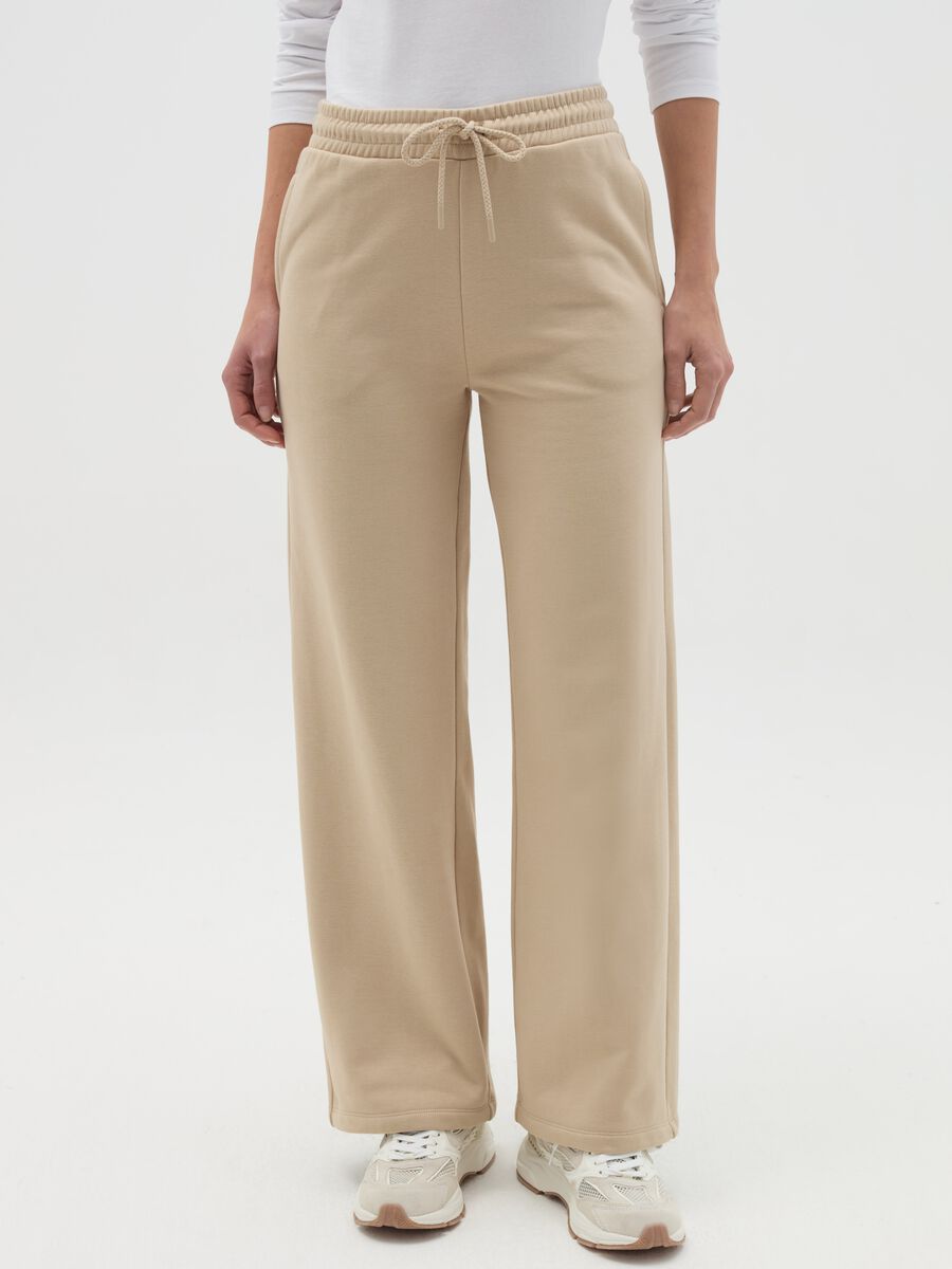 Essential straight-fit joggers with drawstring_1