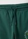Children's regular fit green pure cotton joggers_2