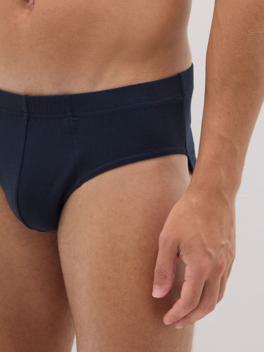 Slip in cotone blu regular fit_3