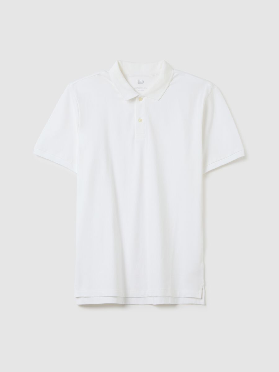 Stretch piquet polo shirt_1