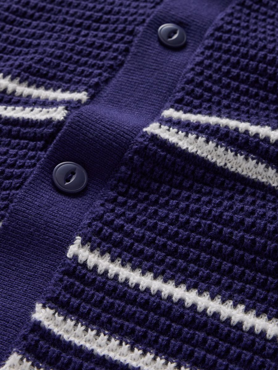 Blue Short Sleeve Polo in Pure Cotton by OVS_4