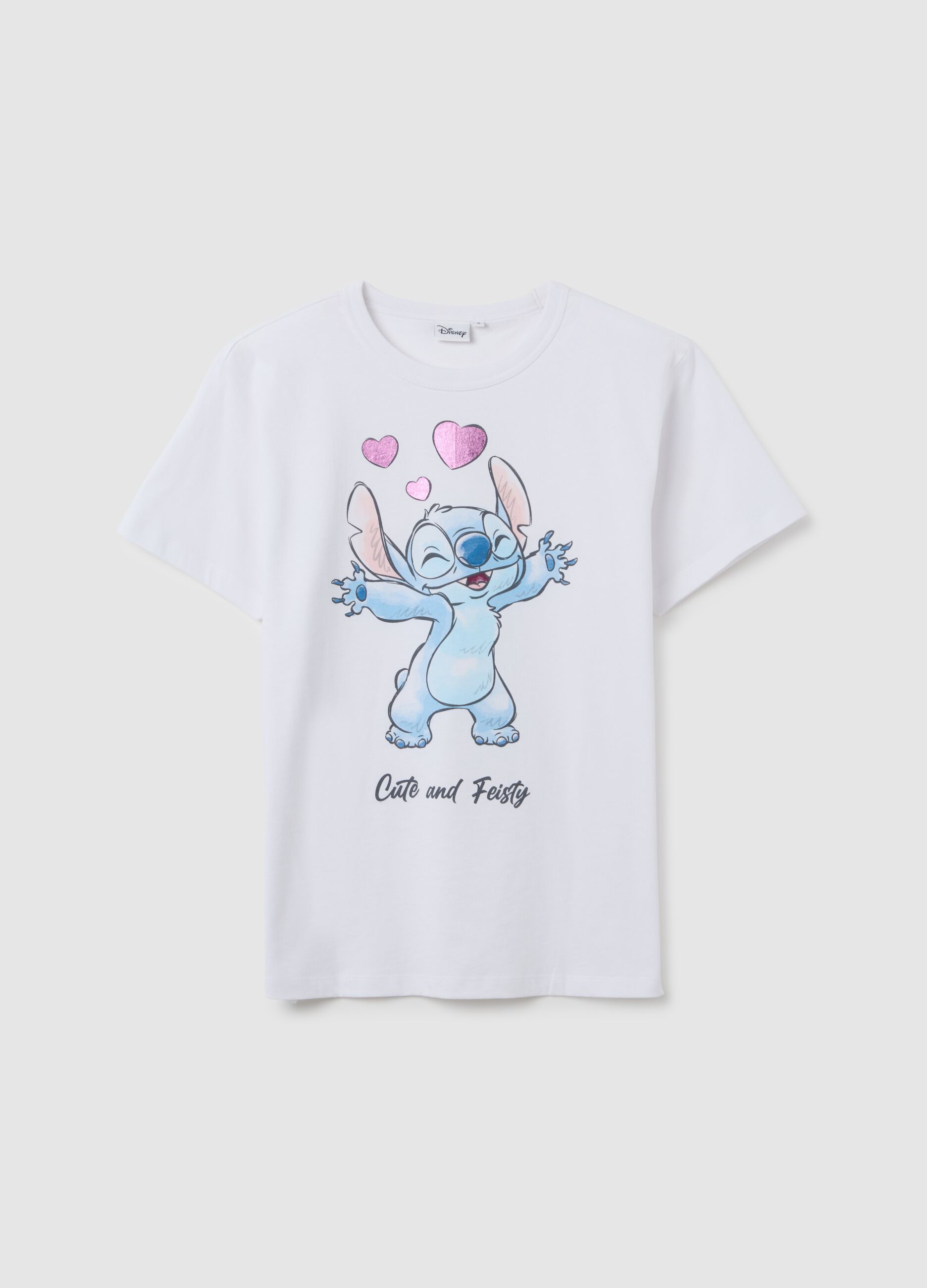 White pure cotton regular fit T-shirt