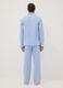 Light blue organic cotton pyjamas with collar_3
