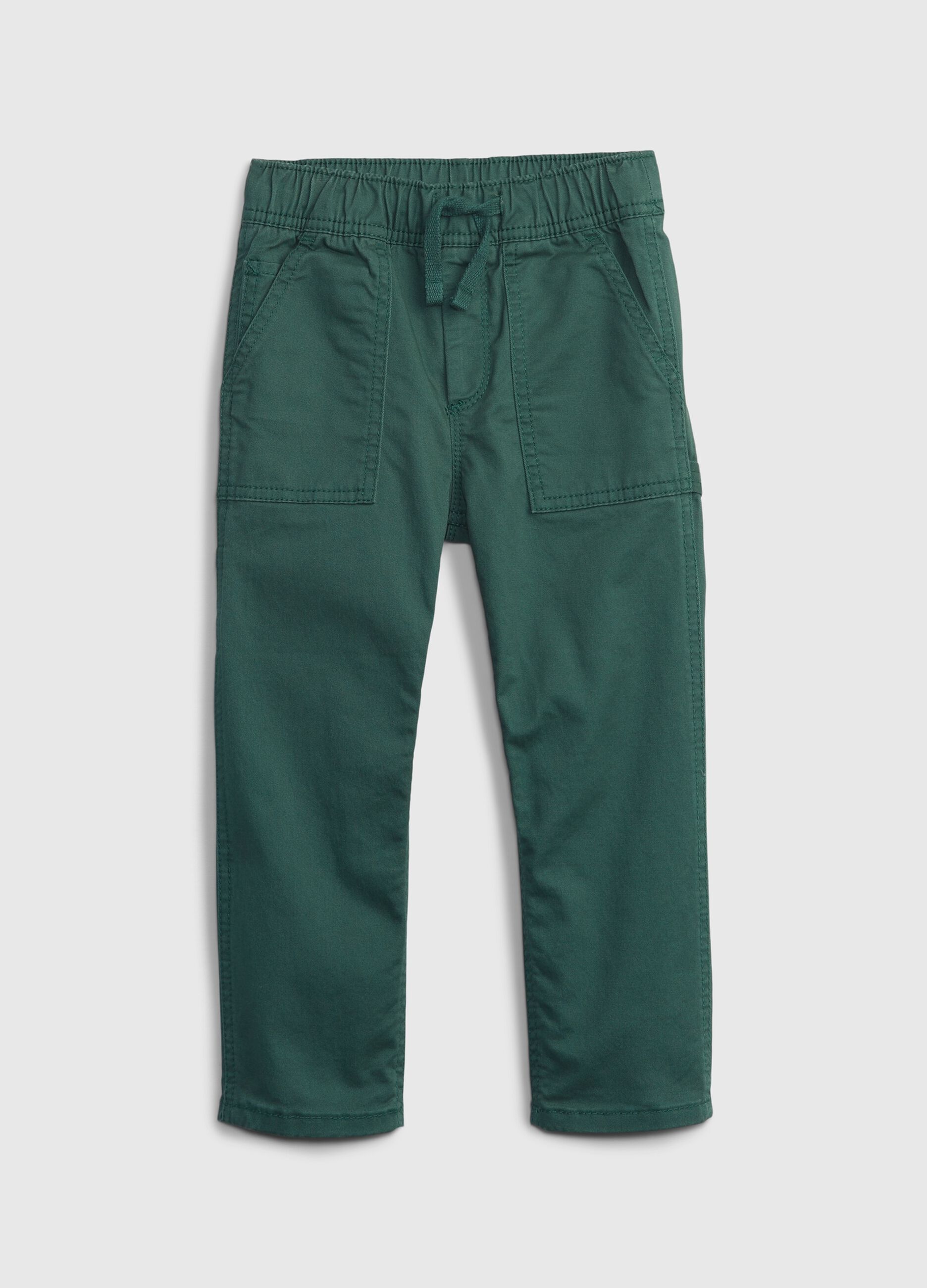 Carpenter trousers with drawstring
