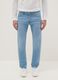 Light blue stretch cotton slim fit jeans_1