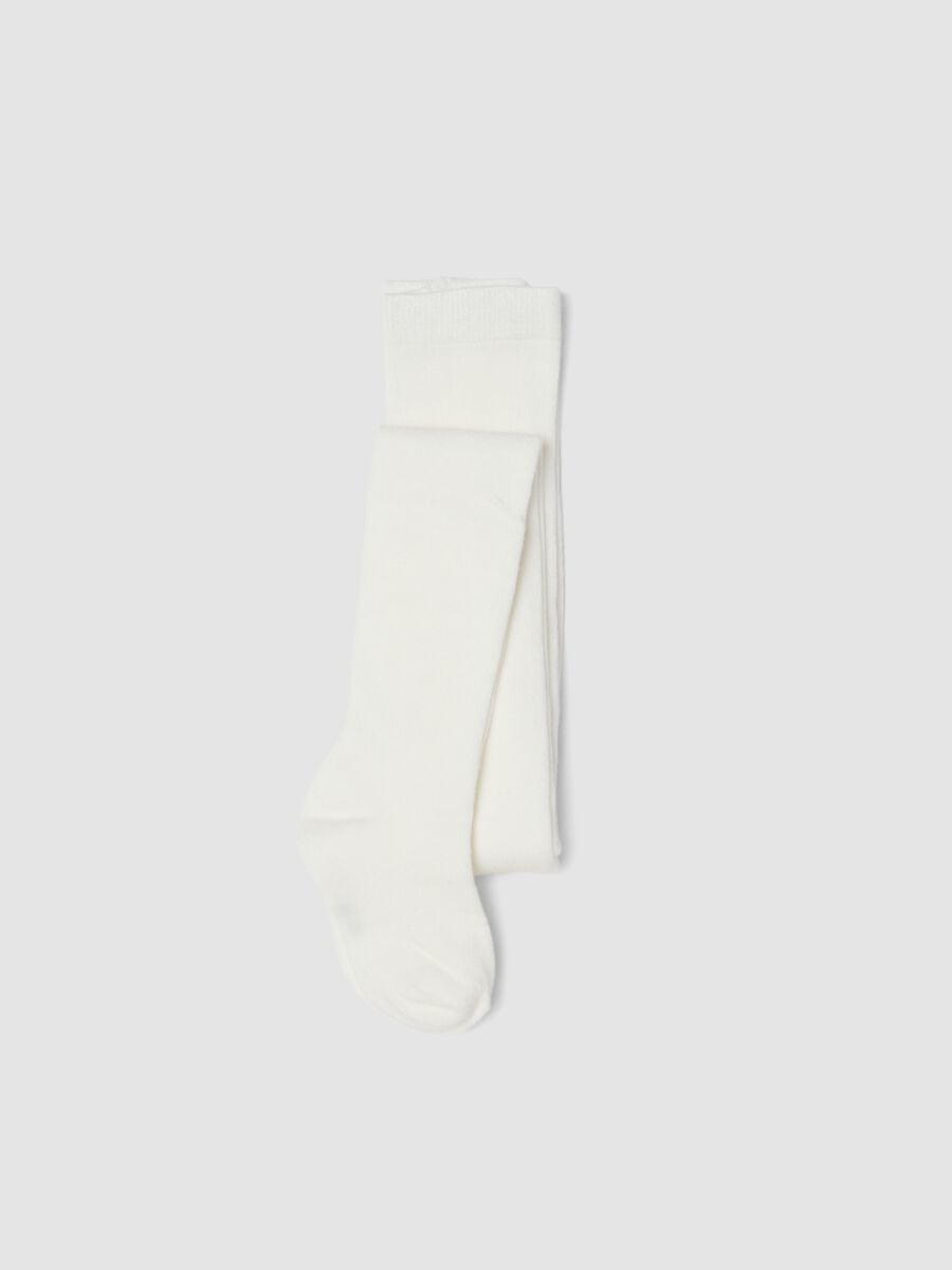 White stretch tights_0