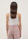 Girls&rsquo; white fitted stretch cotton vest top with embroidery_1