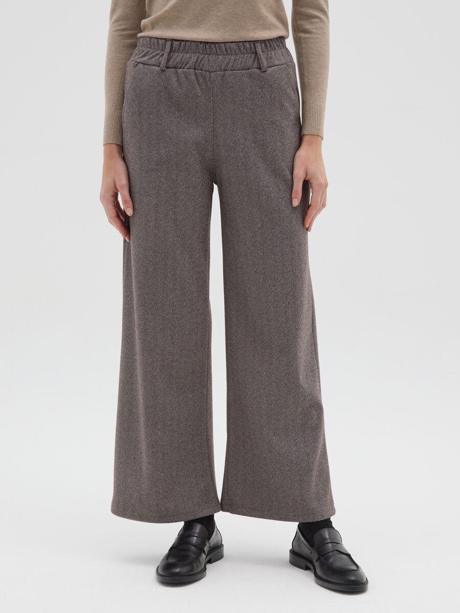 Pantaloni marroni regular fit_1