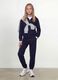 Blue organic cotton hooded sweatshirt_1