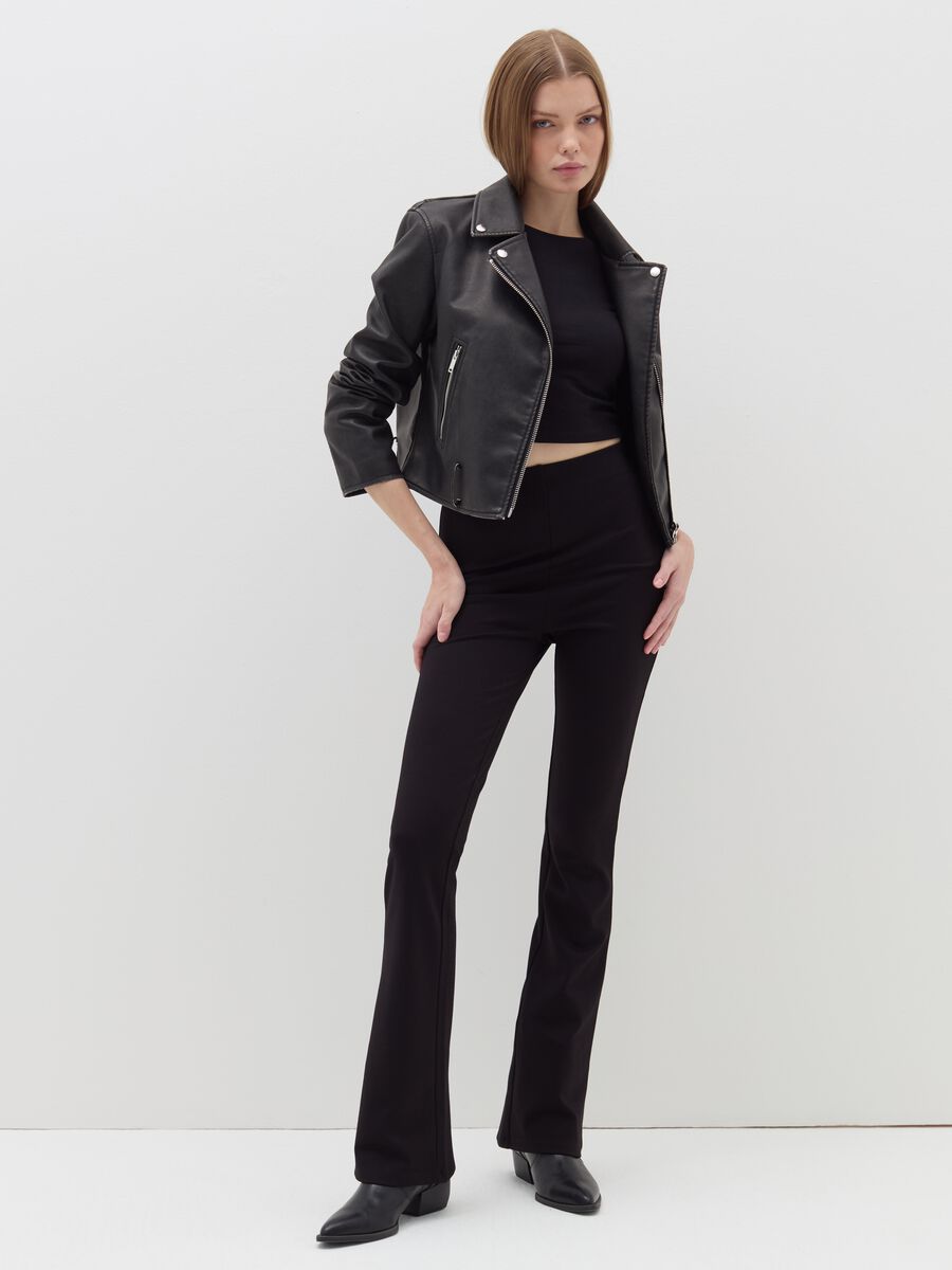 Leggings flare fit stretch_0