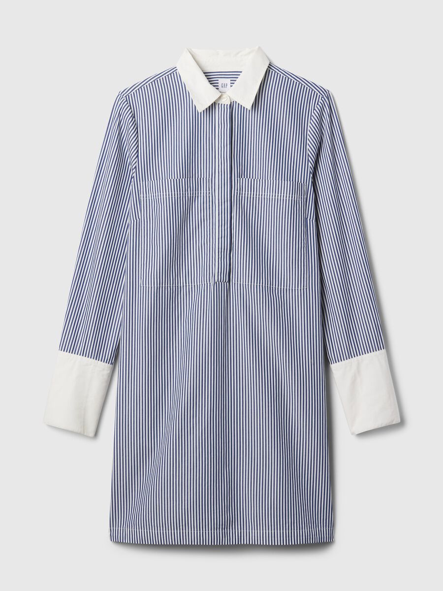 Short shirt dress with stripes_6