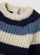 Multicoloured striped regular fit children's jumper_3