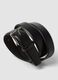 Black belt with metal buckle_2