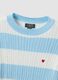 Multicolour striped viscose-blend boat-neck jumper for girls_4