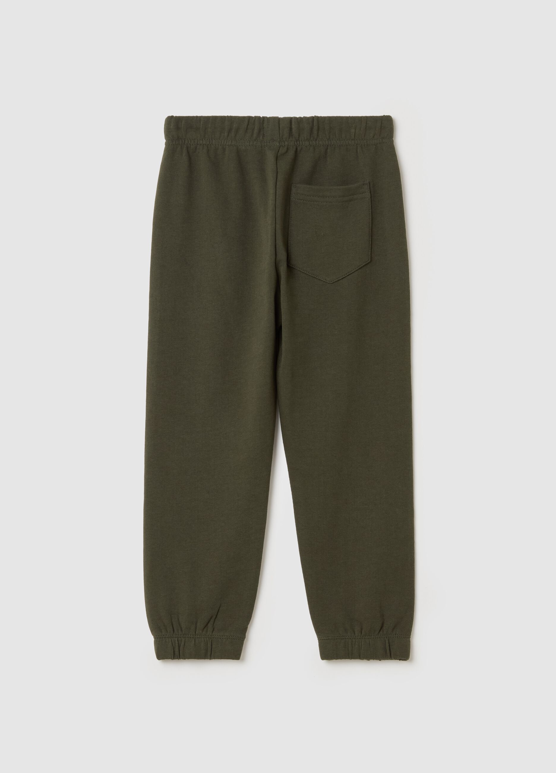 Joggers con coulisse e profili elasticati 