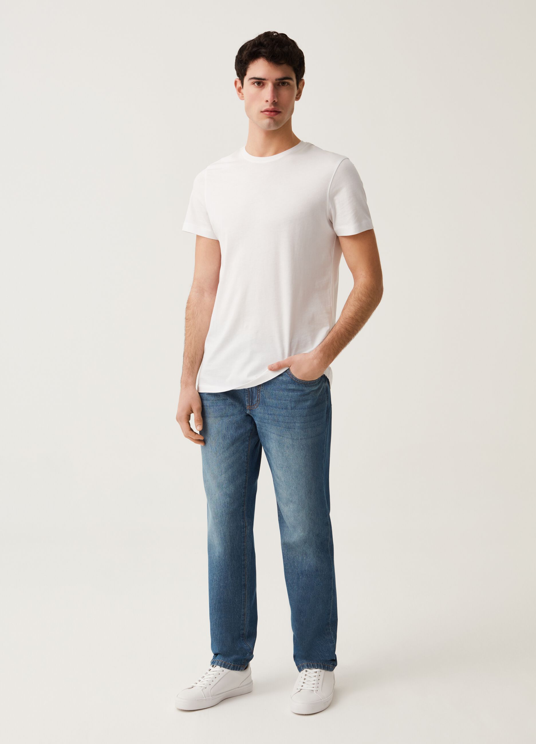 Ovs Jeans regular fit con scoloriture