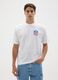 White pure cotton T-shirt with NFL logo_1