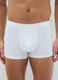 Tripack of stretch cotton blend white boxers regular fit_1