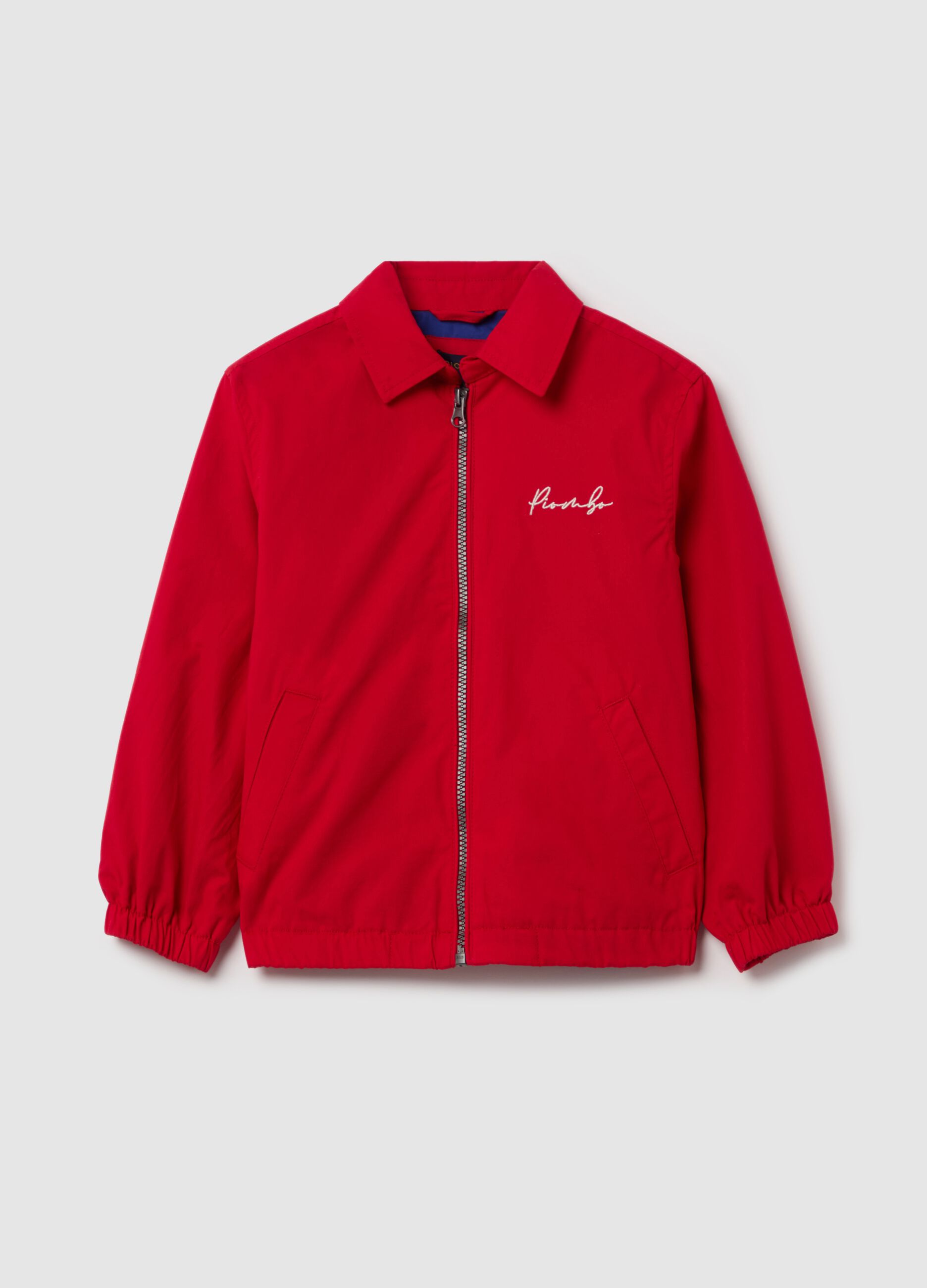 Giacca in cotone ricamo logo e patch "Team Club Member"