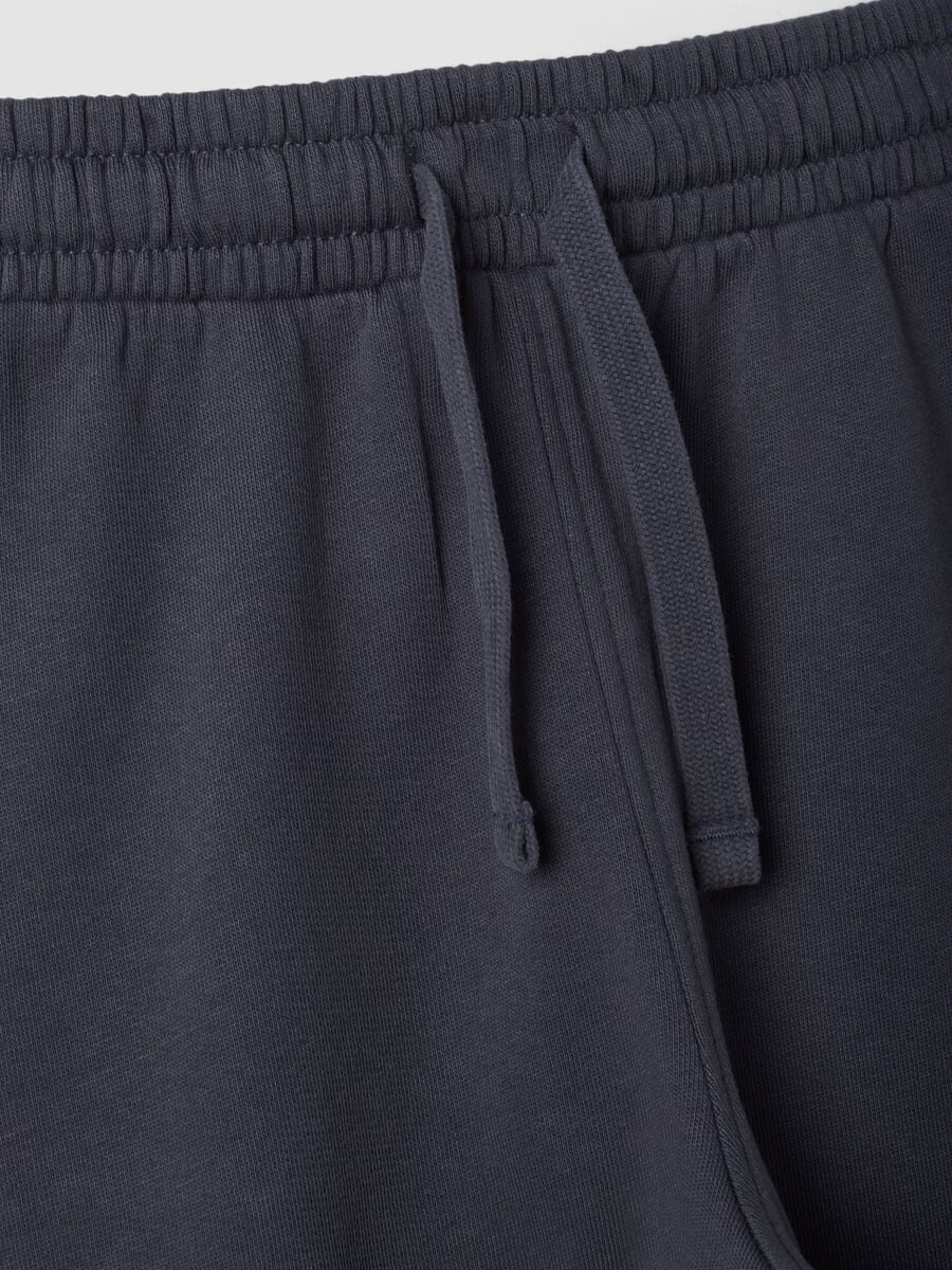 Grey joggers in pure organic cotton_2