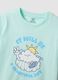 Light blue pure organic cotton kids' pyjamas, regular fit_3